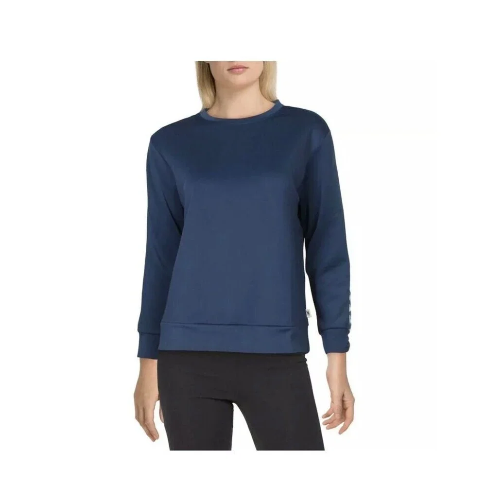 Nicole Miller Sport Women's Striped Activewear Crewneck Sweatshirt Size M $68 - Picture 7 of 8